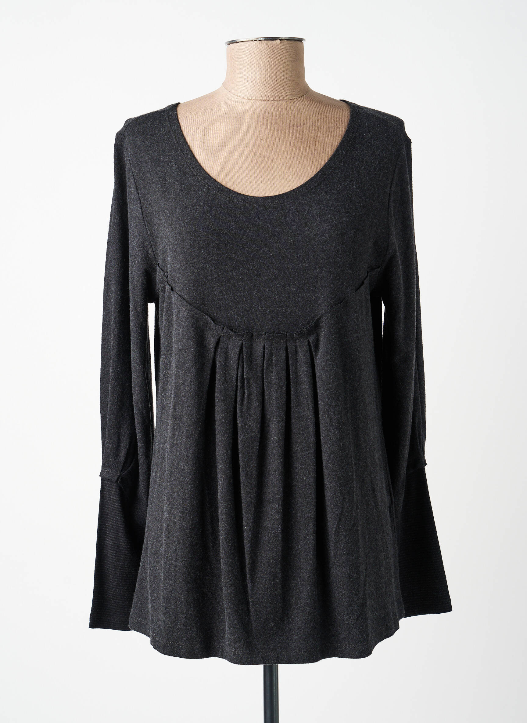 Top mâneci lungi mâneci lungi negru JEAN GABRIEL femeie
