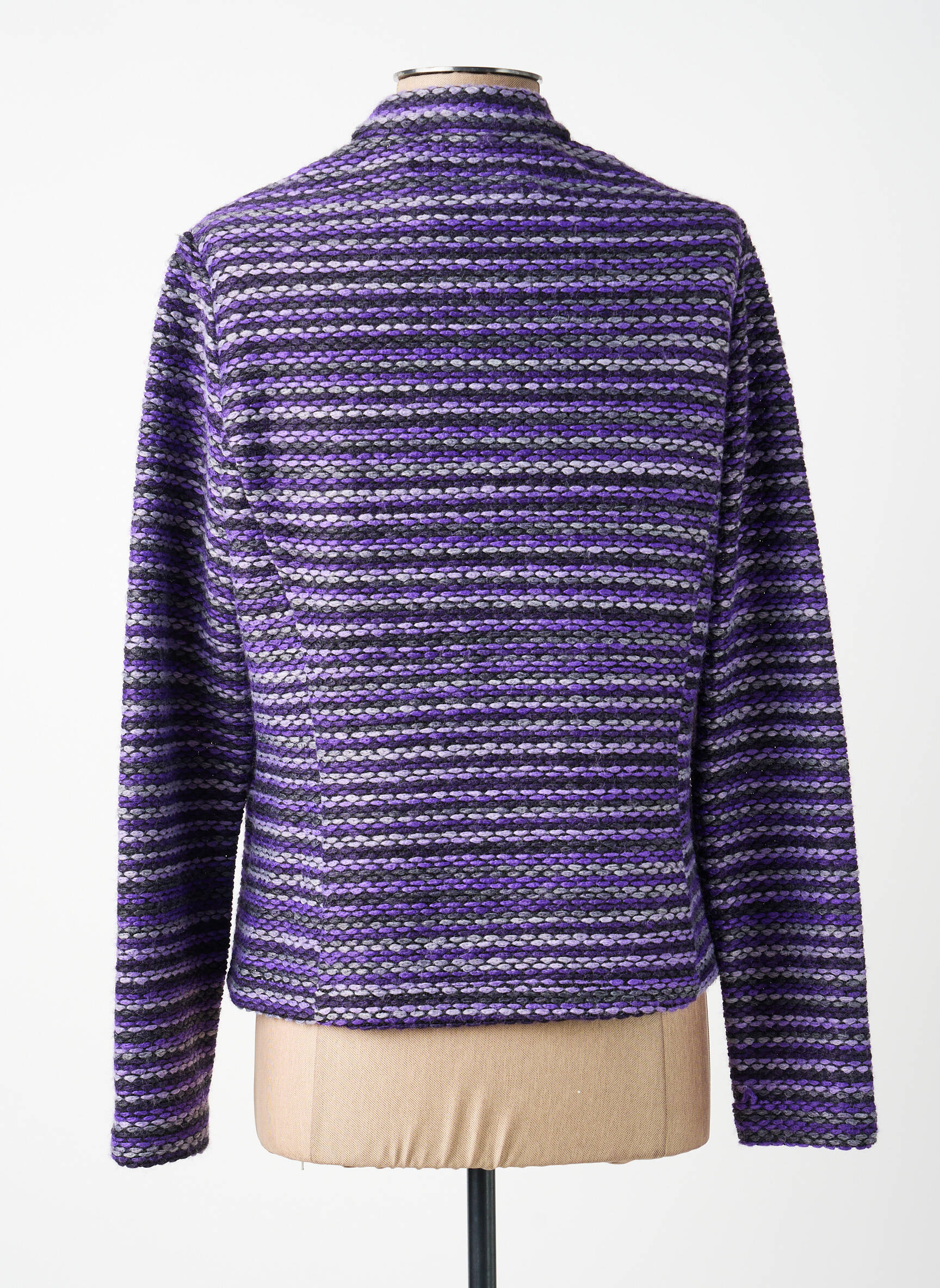 Jachete casual guler rotund violet FRANK WALDER femeie