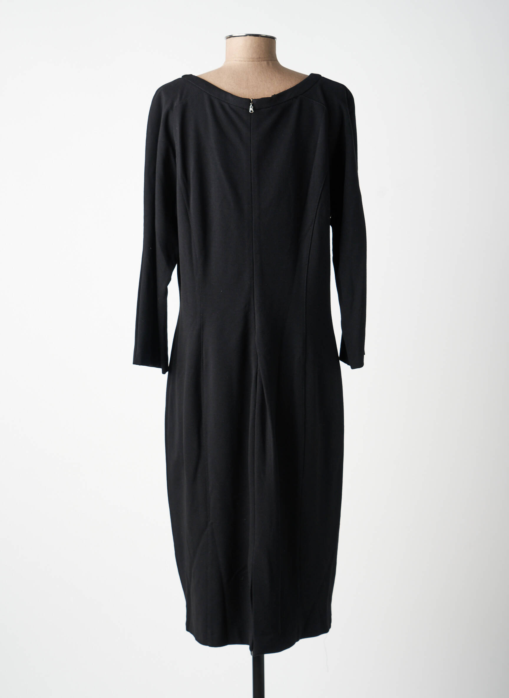 Rochie lungă mâneci lungi mâneci lungi negru ELENA MIRO femeie