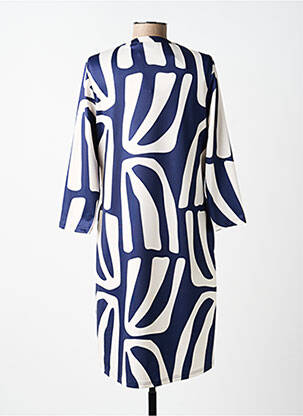 Rochie midi mâneci 3/4 mâneci 3/4 albastru TUZZI femeie