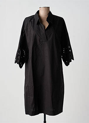 Rochie scurtă mâneci scurte mâneci scurte negru RINO & PELLE femeie