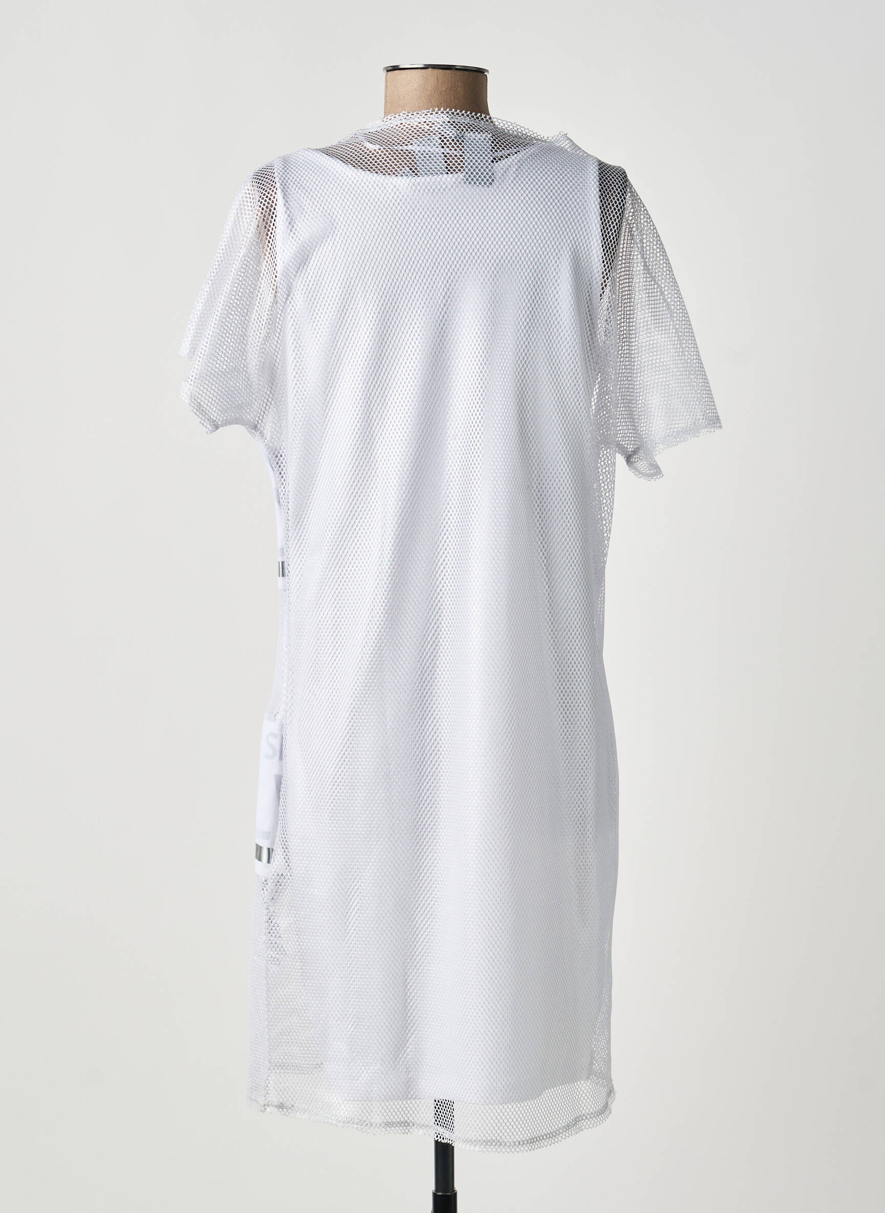 Rochie midi mâneci scurte mâneci scurte alb SPORTALM femeie