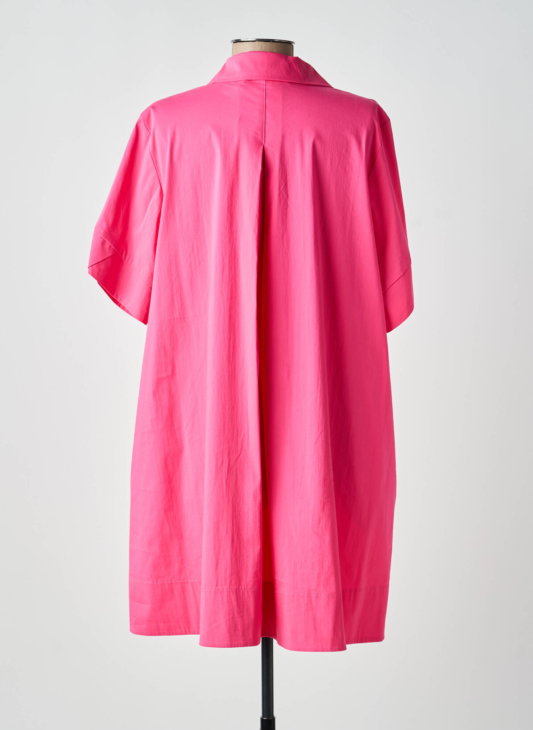Rochie scurtă mâneci scurte mâneci scurte roz EVA KAYAN femeie
