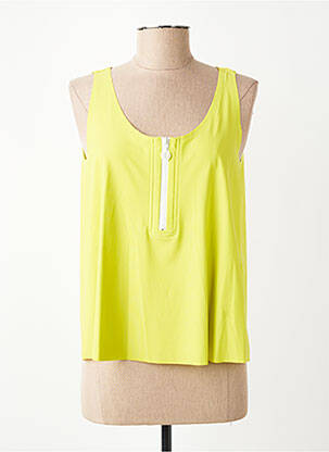 Top elasticitate bretele subțiri verde SPORTMAX femeie