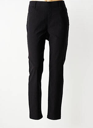 Pantalon slim talie elastică negru CISO femeie