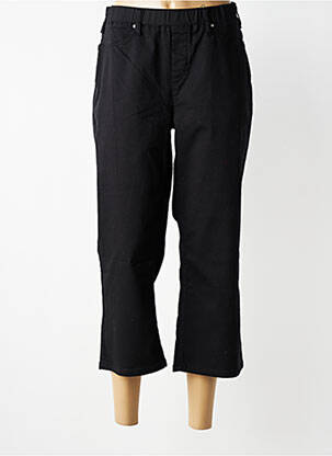Pantalon trei sferturi elasticitate mărime normală negru CISO femeie