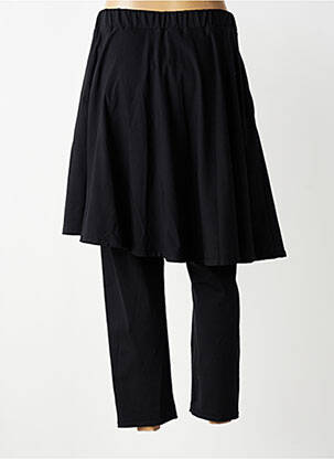 Pantalon slim talie elastică mărime normală negru KEDZIOREK femeie