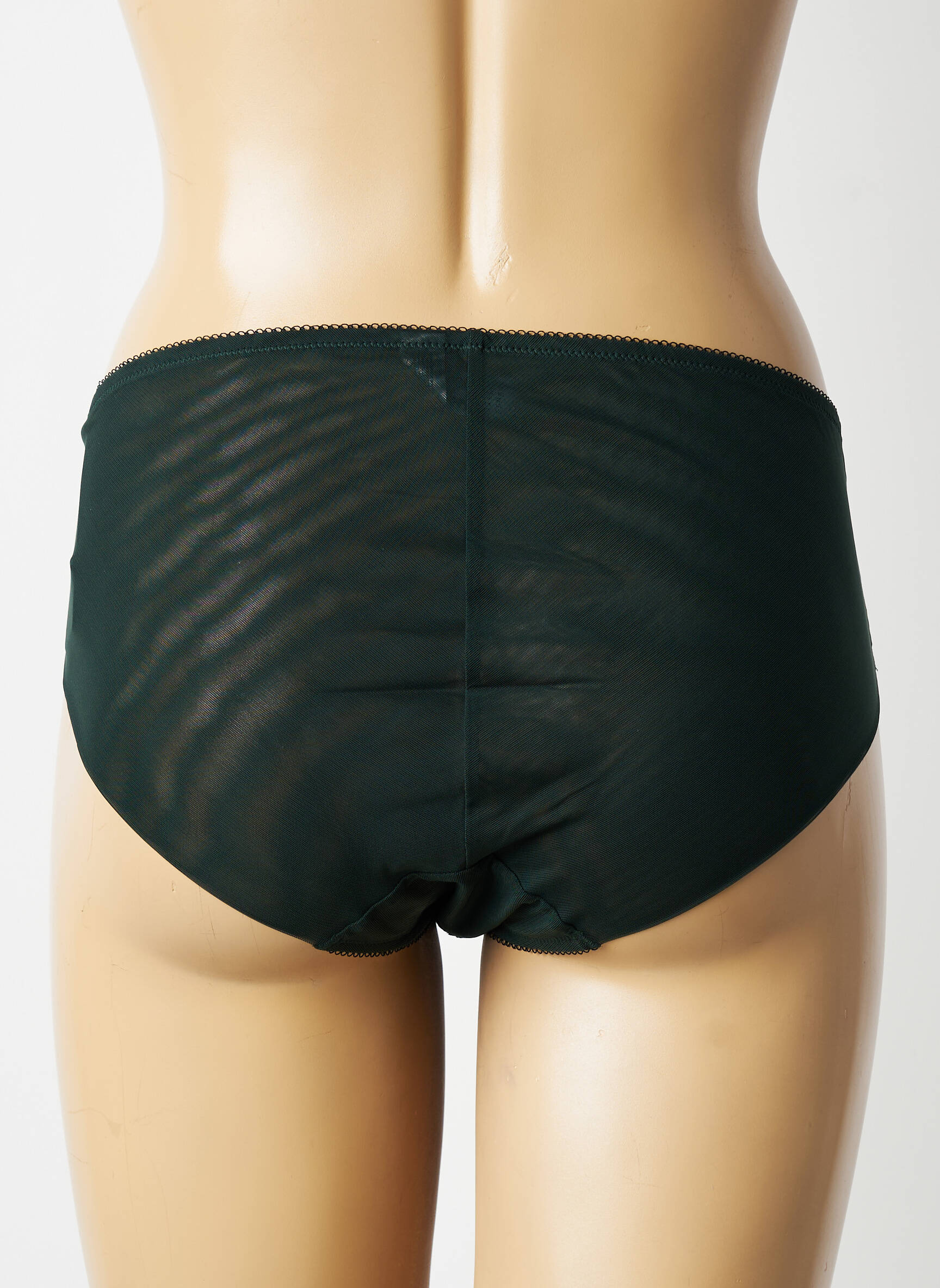 Chilot efect material satinat verde WACOAL femeie