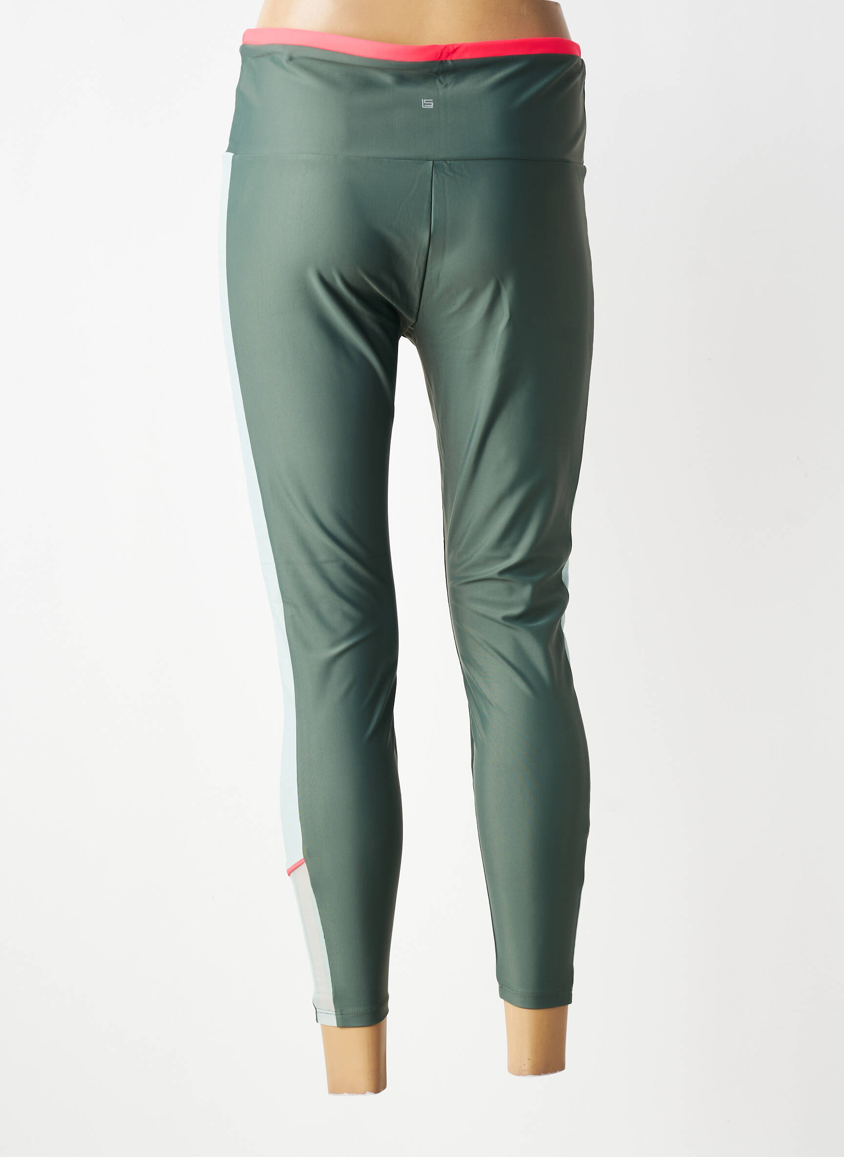 Colant efect material satinat mărime normală verde LANSTON SPORT femeie