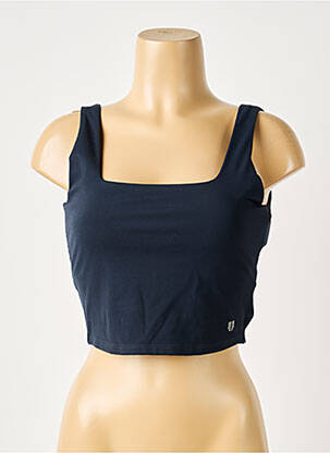 Sutien efect material satinat sutiene albastru ELEVEN femeie