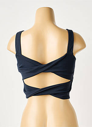 Sutien efect material satinat sutiene albastru ELEVEN femeie