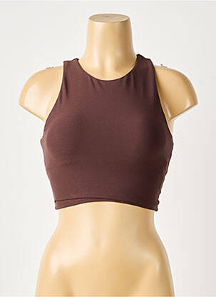Sutien efect material satinat sutiene maro THE UPSIDE femeie