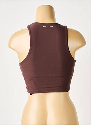 Sutien efect material satinat sutiene maro THE UPSIDE femeie
