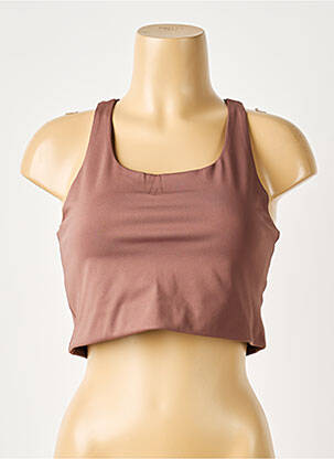 Sutien efect material satinat sutiene maro GIRLFRIEND COLLECTIVE femeie