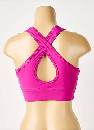 Sutien efect material satinat sutiene roz NORBA femeie