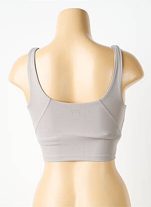 Sutien efect material satinat sutiene gri LUNE ACTIVE femeie