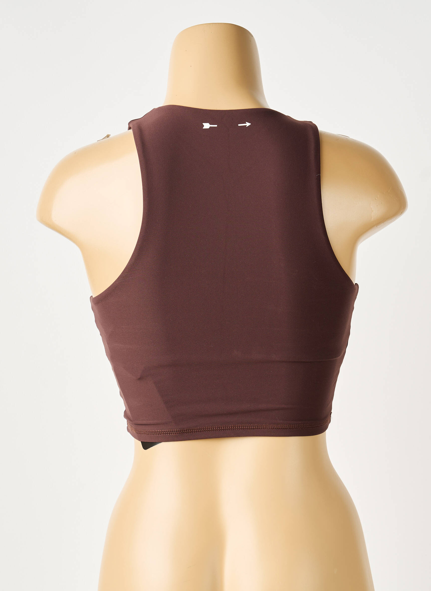 Sutien efect material satinat sutiene maro THE UPSIDE femeie