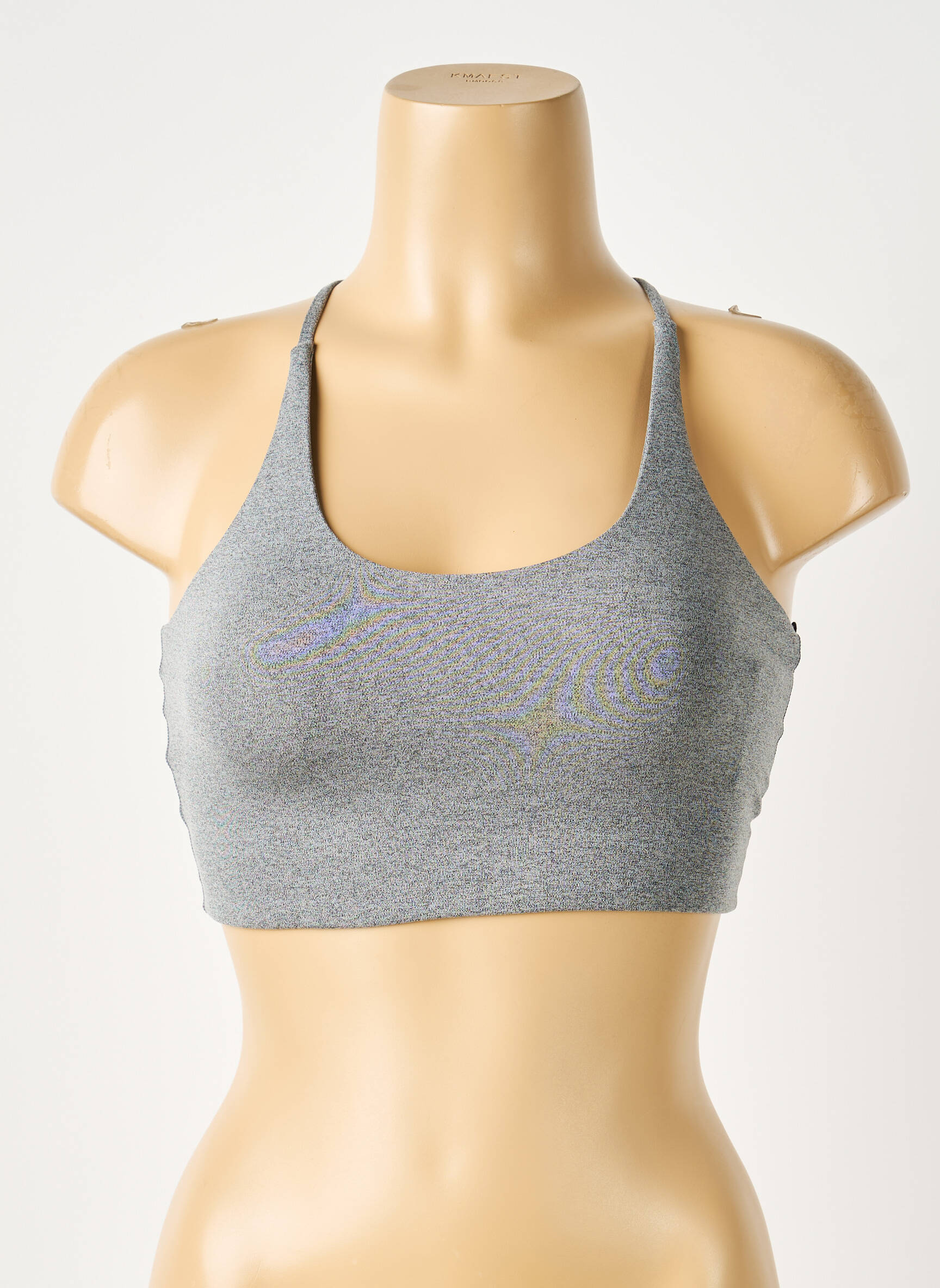 Sutien fără armatură sutiene gri GIRLFRIEND COLLECTIVE femeie