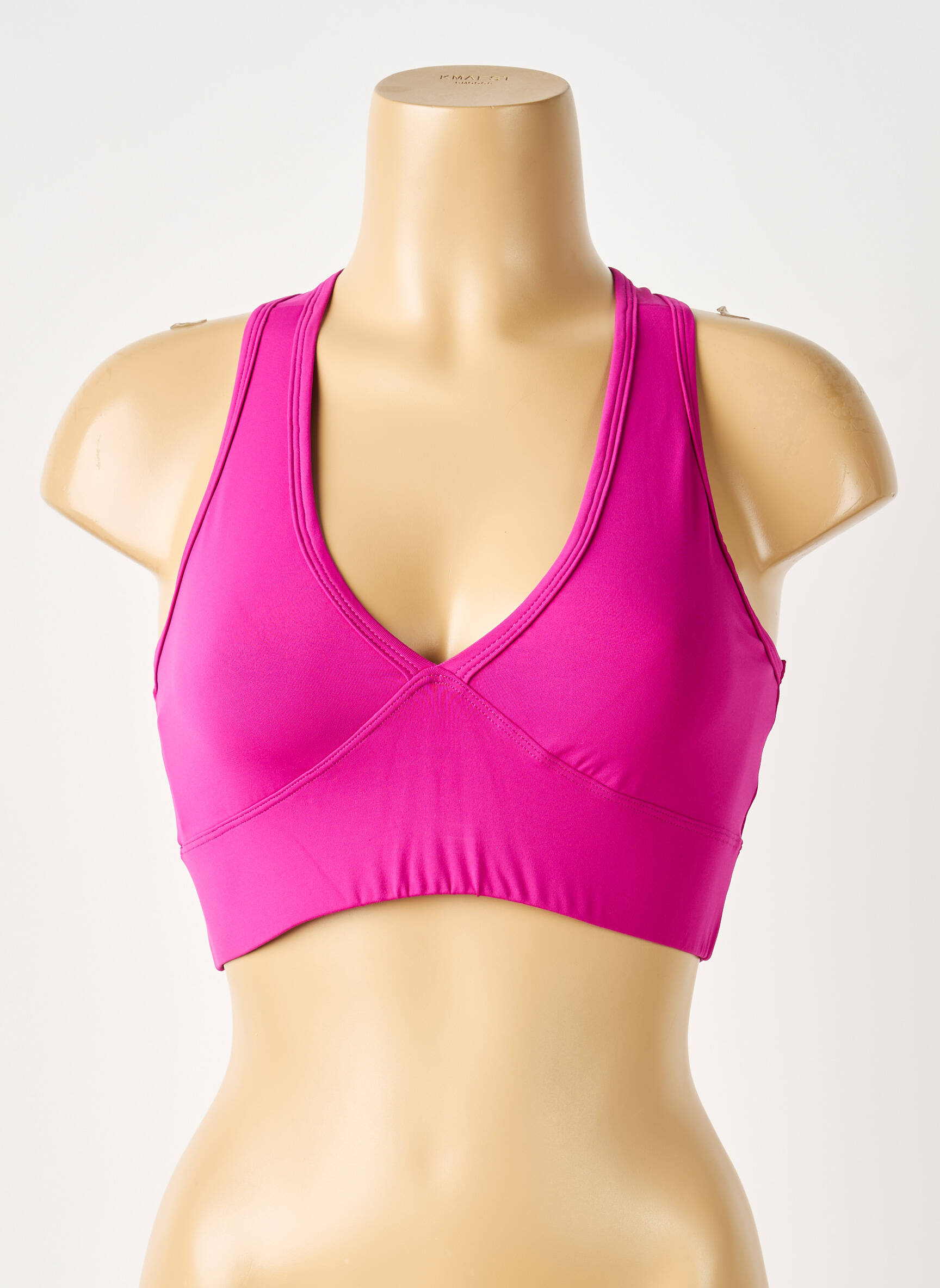 Sutien efect material satinat sutiene roz NORBA femeie