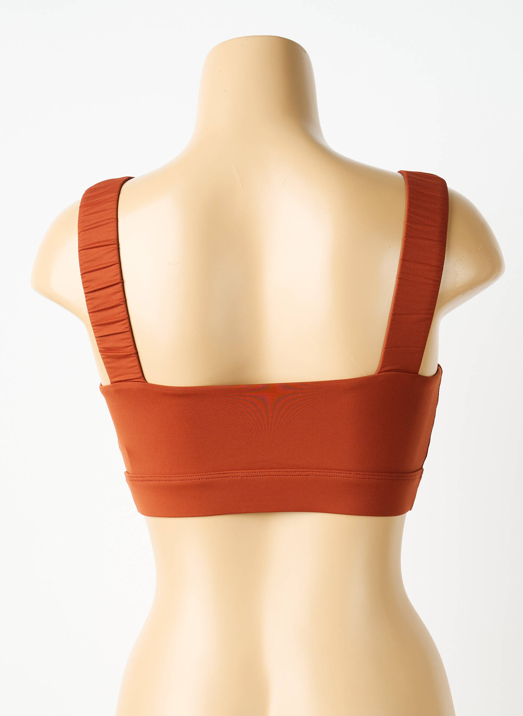Sutien efect material satinat sutiene maro NORBA femeie