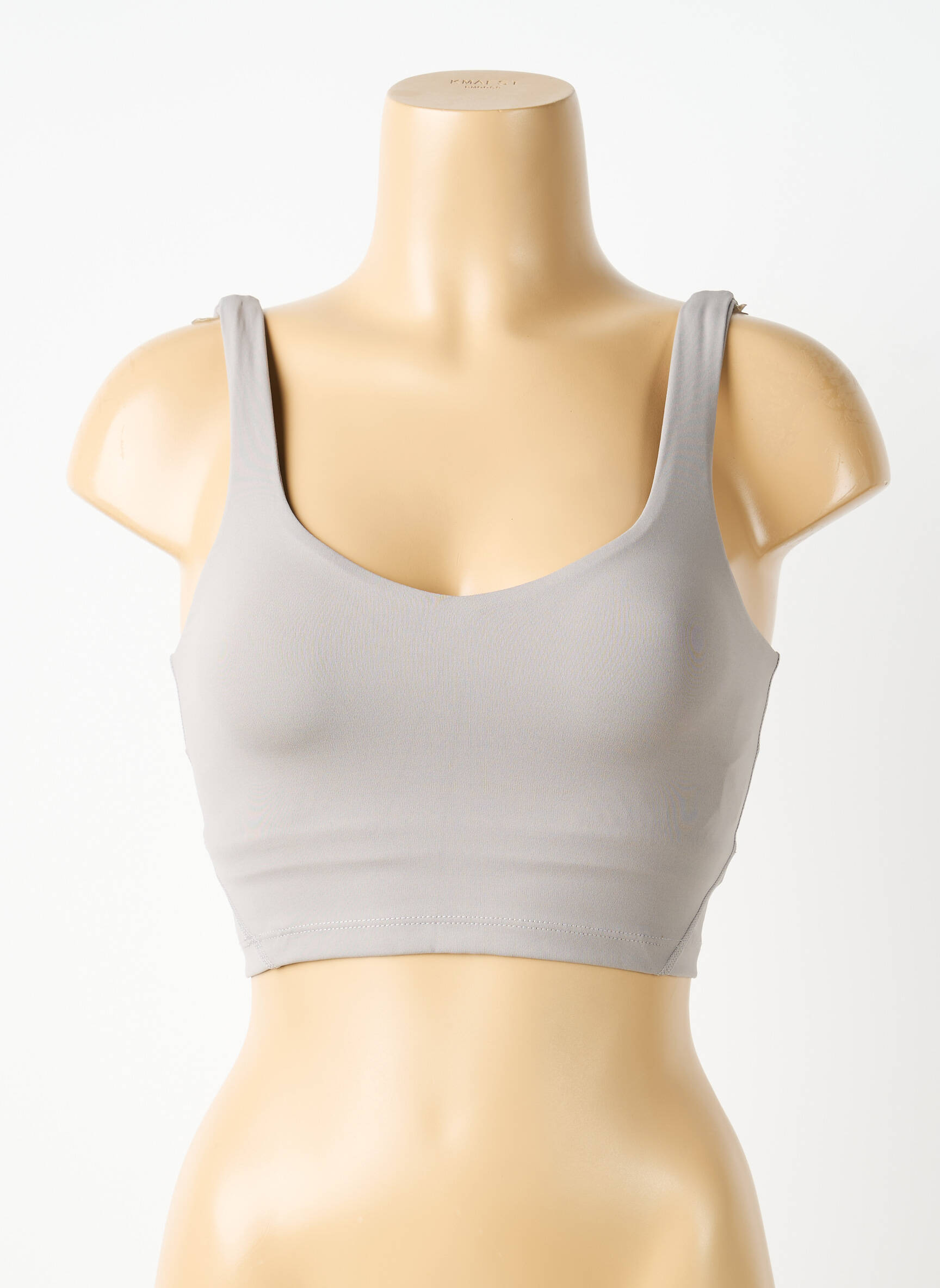 Sutien efect material satinat sutiene gri LUNE ACTIVE femeie