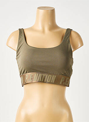 Sutien efect material satinat sutiene verde P.E NATION femeie