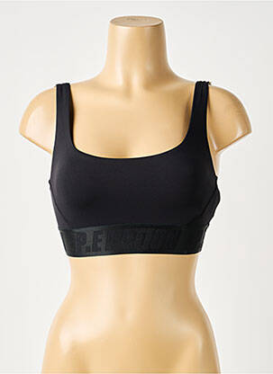 Sutien efect material satinat sutiene negru P.E NATION femeie