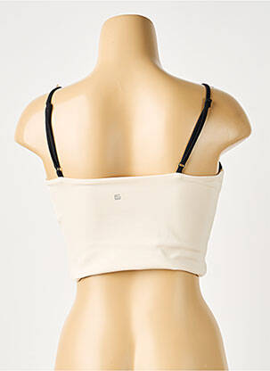 Sutien efect material satinat sutiene bej LANSTON SPORT femeie