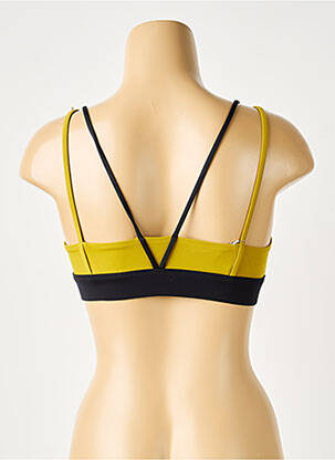 Sutien efect material satinat sutiene galben NORBA femeie