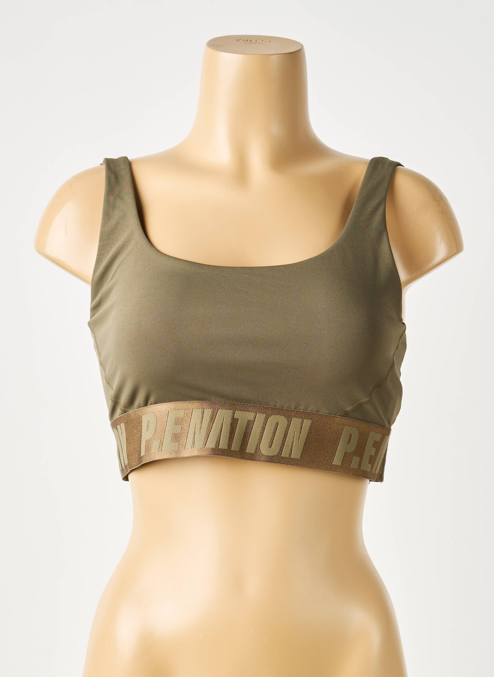 Sutien efect material satinat sutiene verde P.E NATION femeie