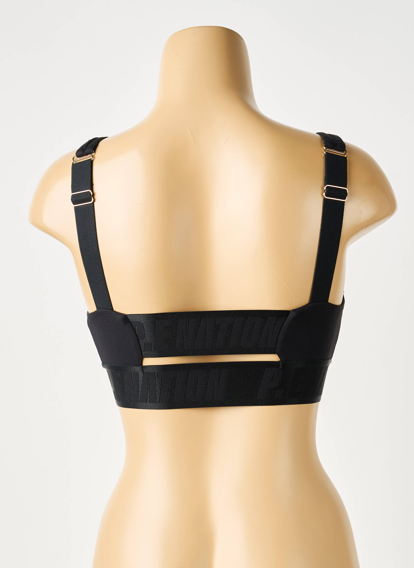 Sutien efect material satinat sutiene negru P.E NATION femeie