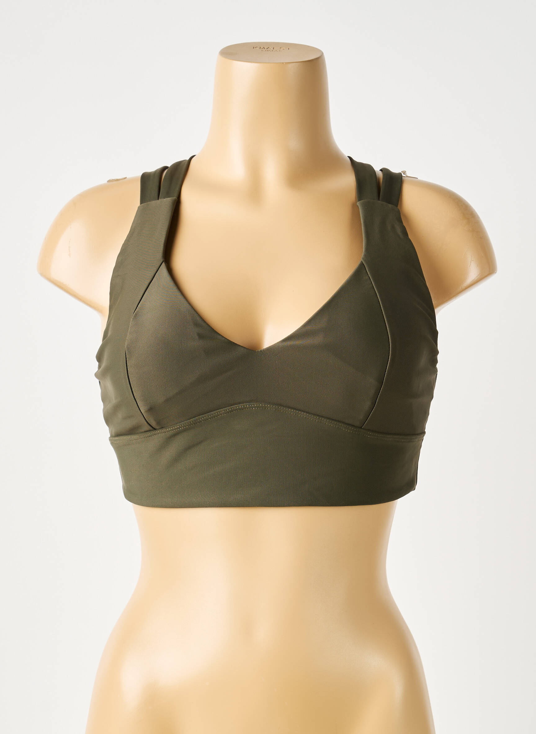 Sutien efect material satinat sutiene verde LANSTON SPORT femeie