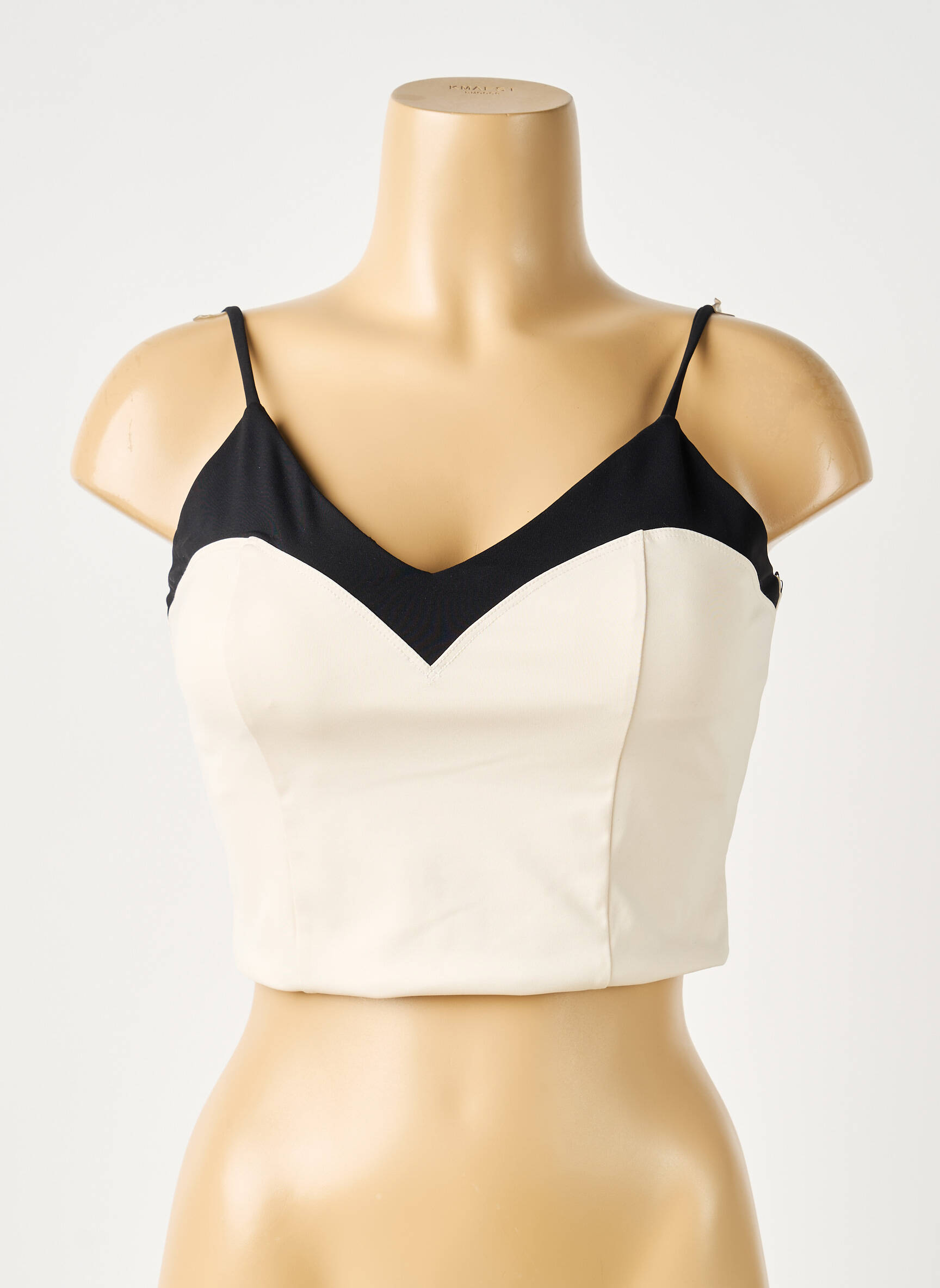 Sutien efect material satinat sutiene bej LANSTON SPORT femeie