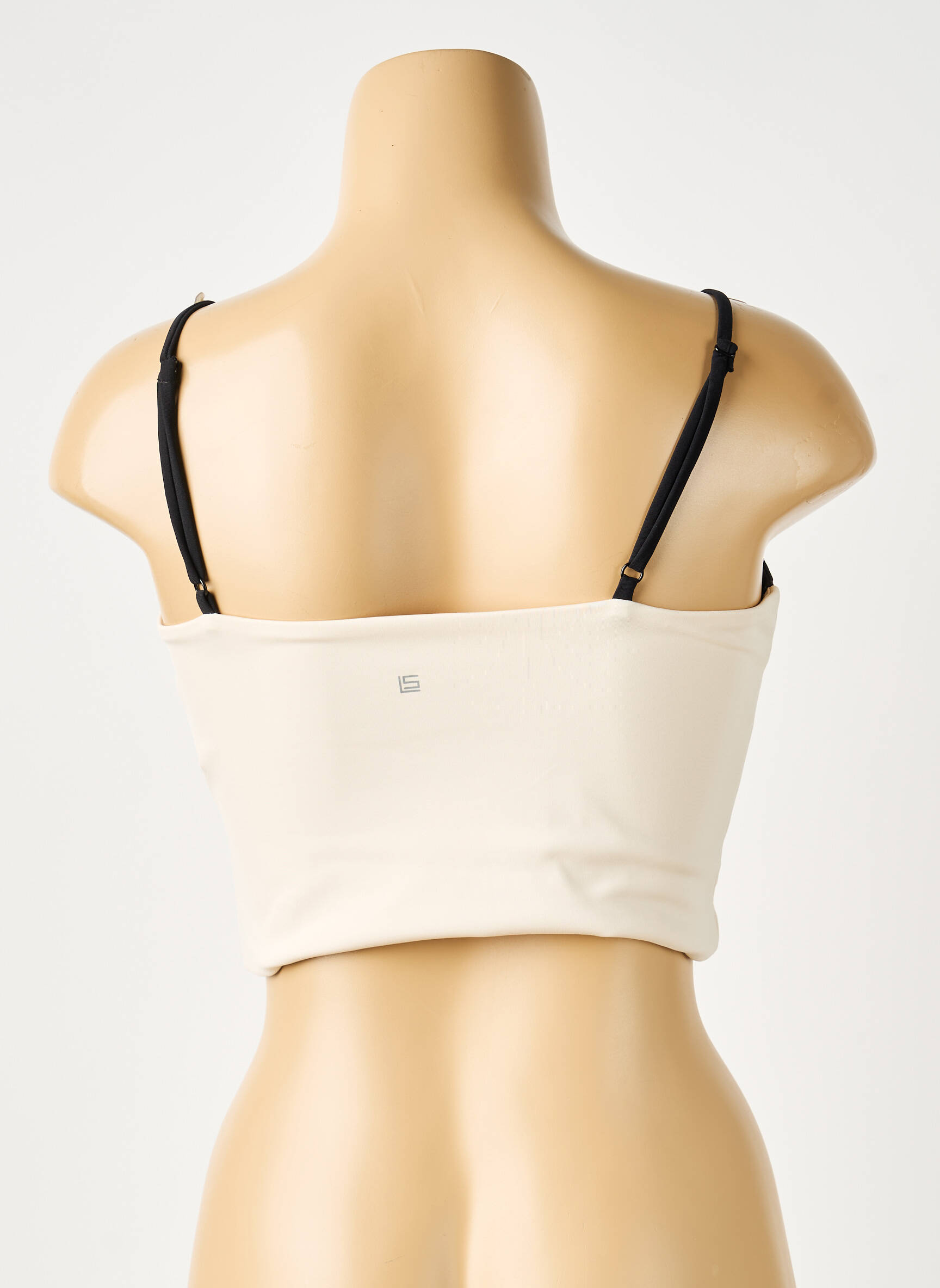 Sutien efect material satinat sutiene bej LANSTON SPORT femeie