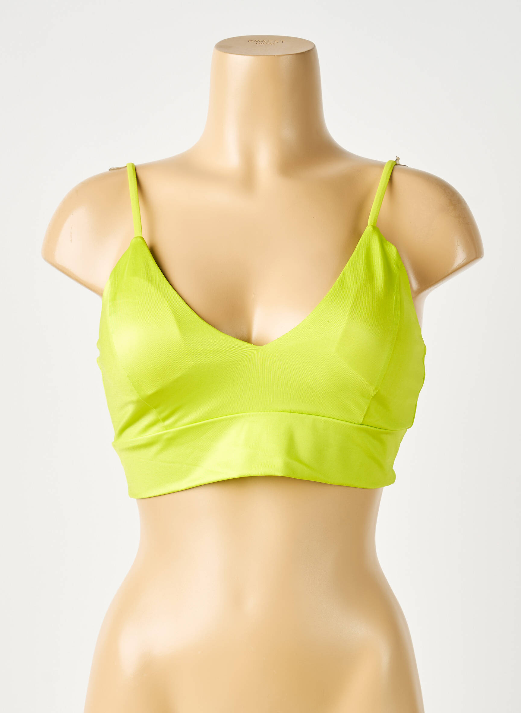 Sutien efect material satinat sutiene verde LANSTON SPORT femeie