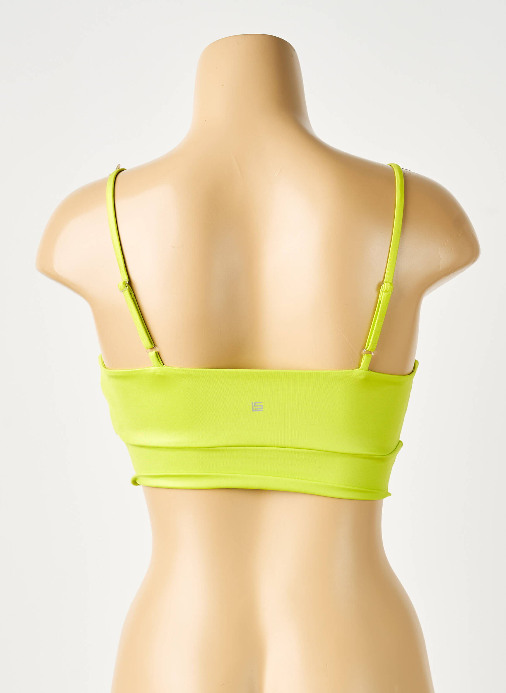 Sutien efect material satinat sutiene verde LANSTON SPORT femeie