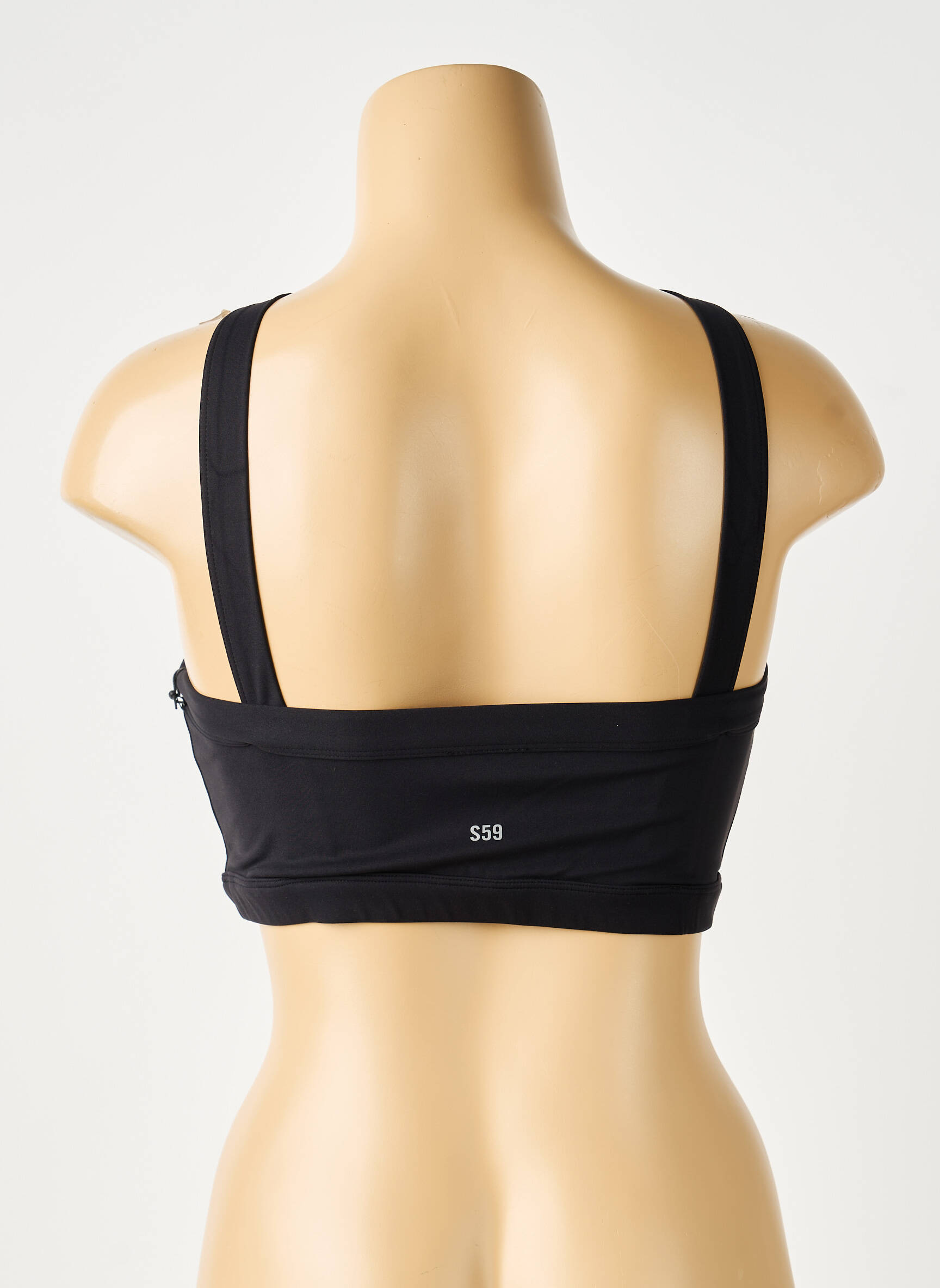 Sutien efect material satinat sutiene negru SPLITS59 femeie