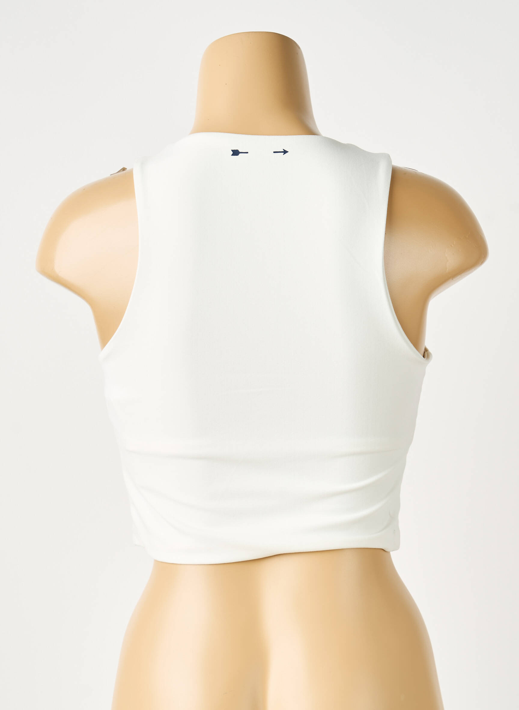 Sutien efect material satinat sutiene alb THE UPSIDE femeie