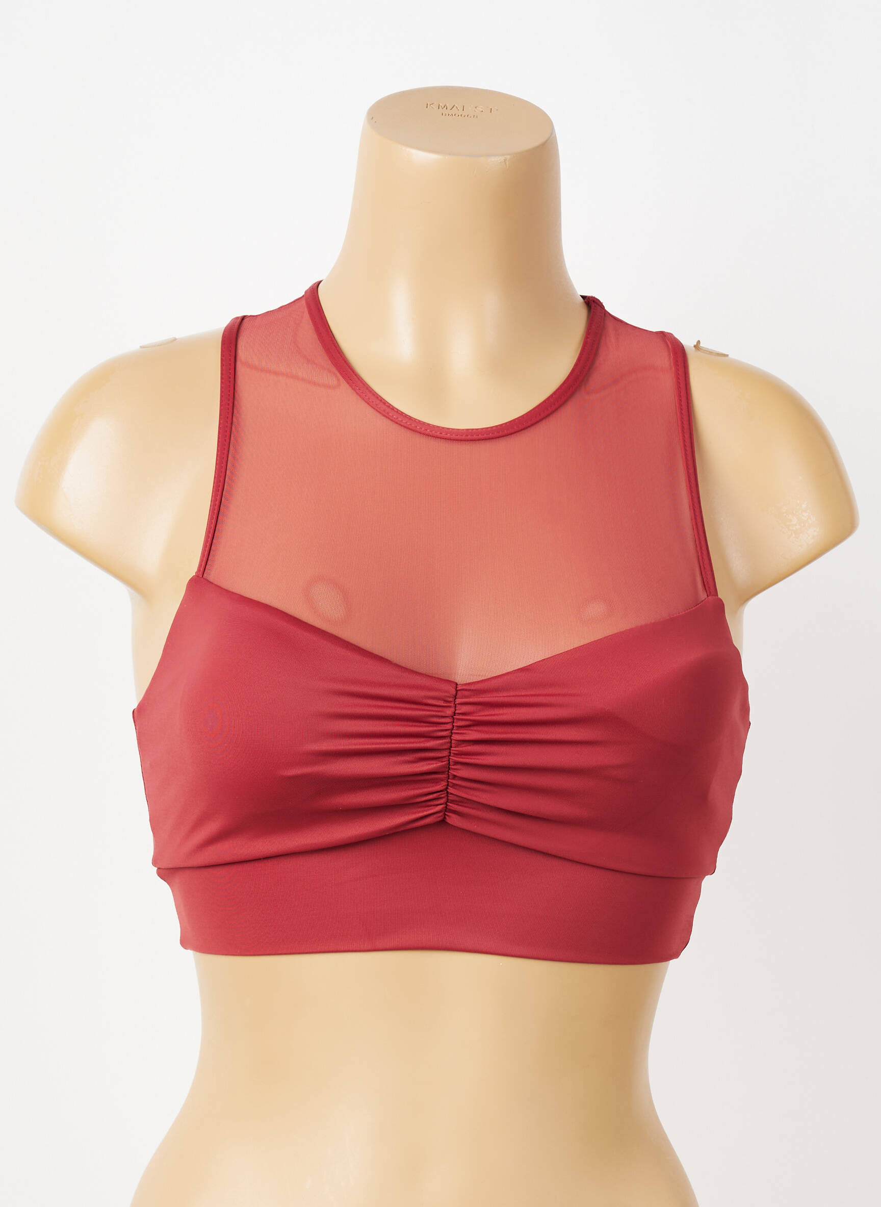 Sutien efect material satinat sutiene maro LANSTON SPORT femeie