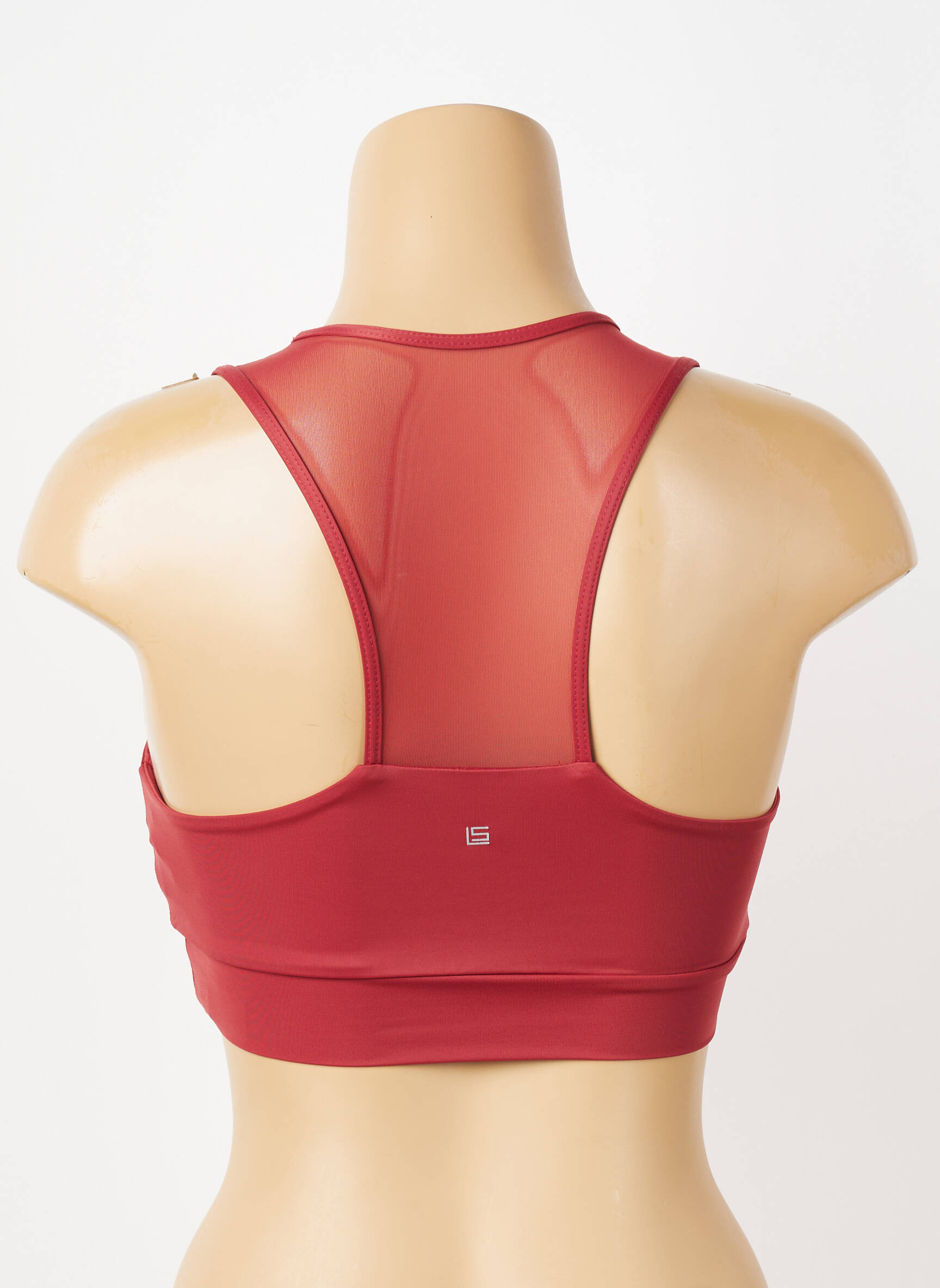 Sutien efect material satinat sutiene maro LANSTON SPORT femeie