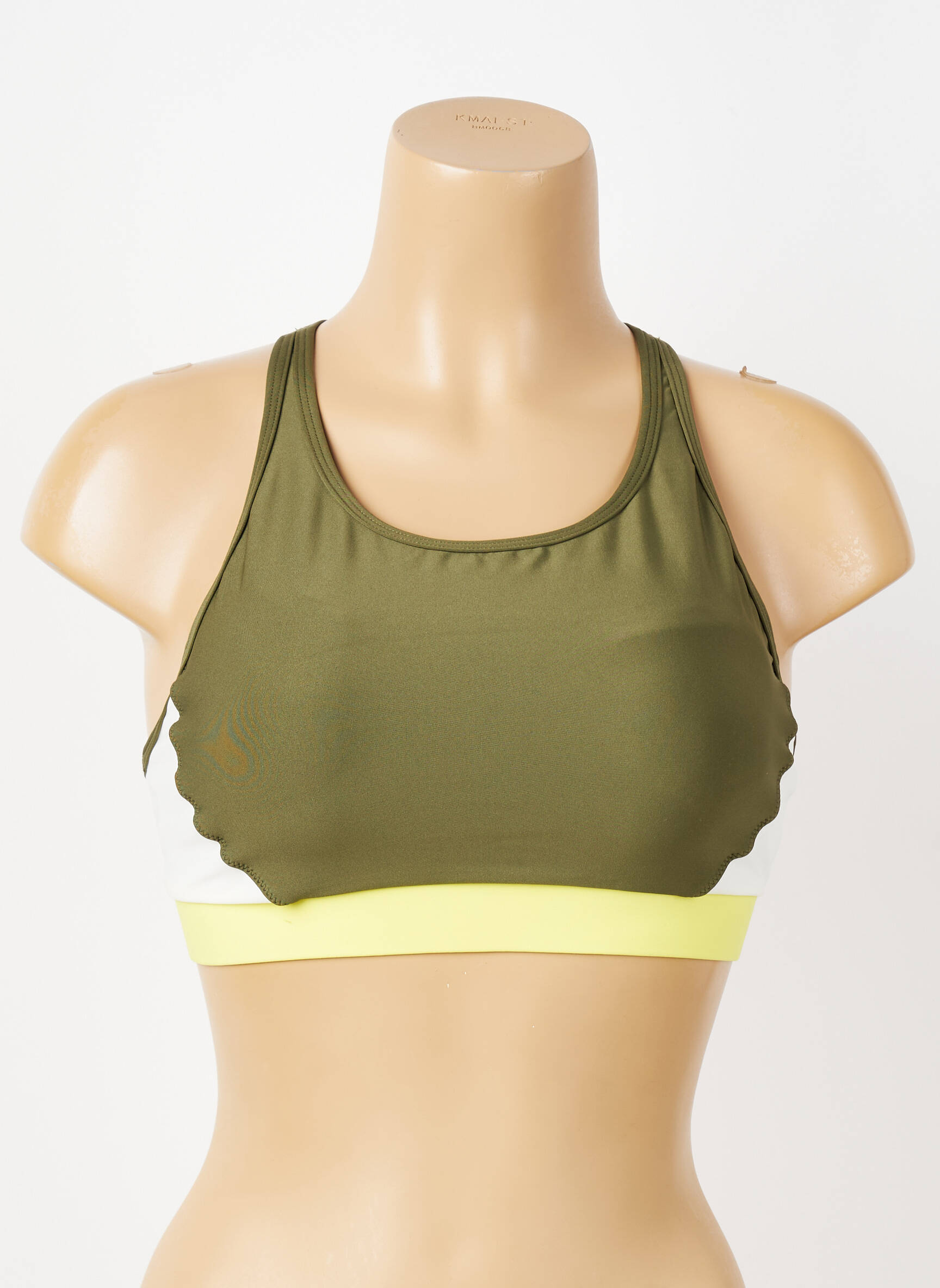 Sutien efect material satinat sutiene verde THE UPSIDE femeie