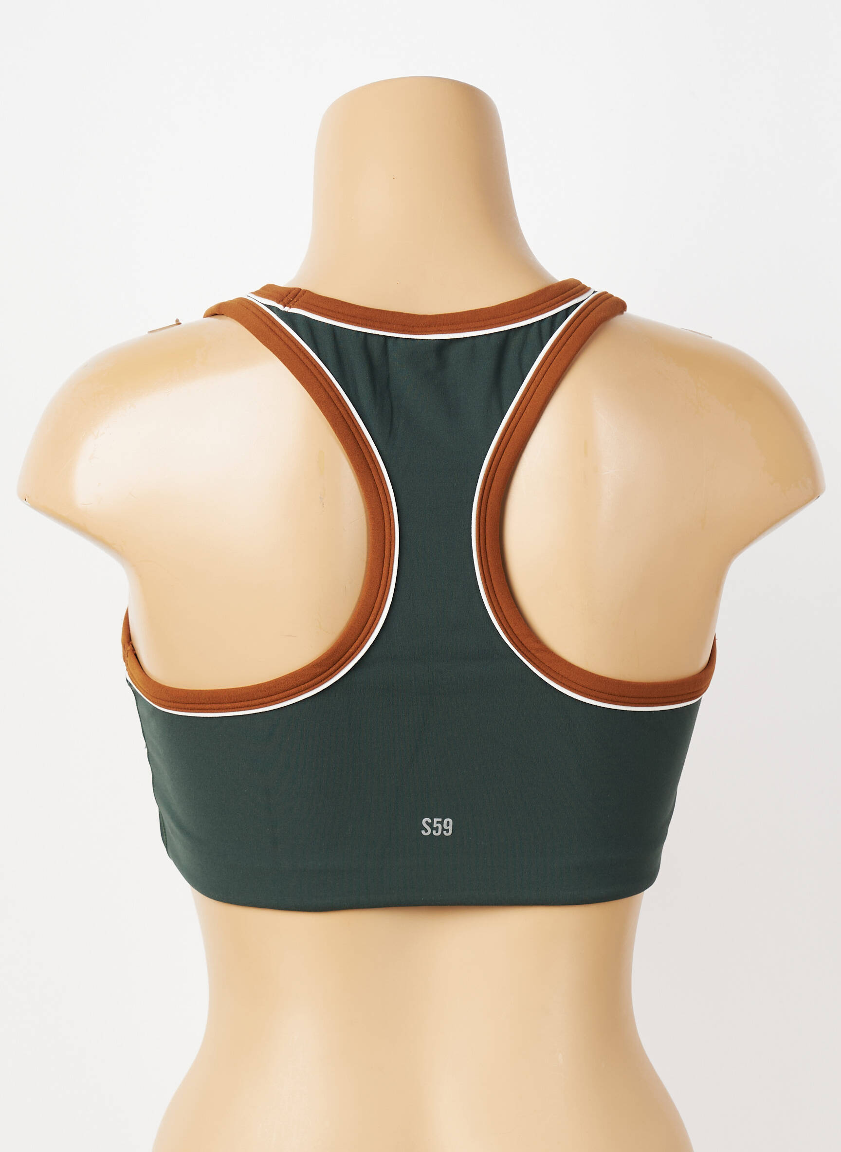 Sutien efect material satinat sutiene verde SPLITS59 femeie