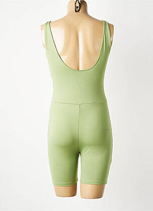 Salopetă scurtă fără mâneci fără mâneci verde GIRLFRIEND COLLECTIVE femeie