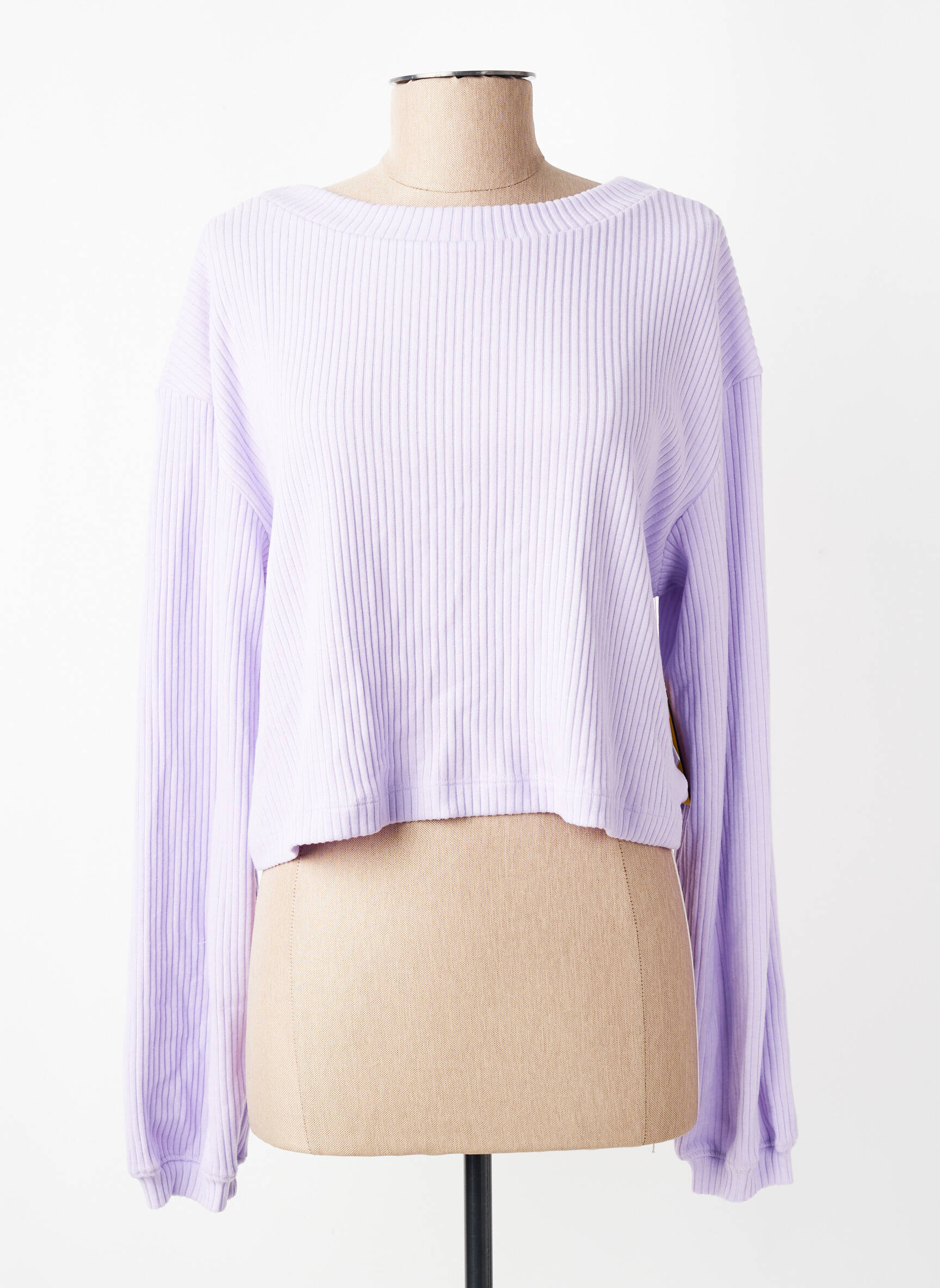 Top mâneci lungi mâneci lungi violet ELEVEN femeie