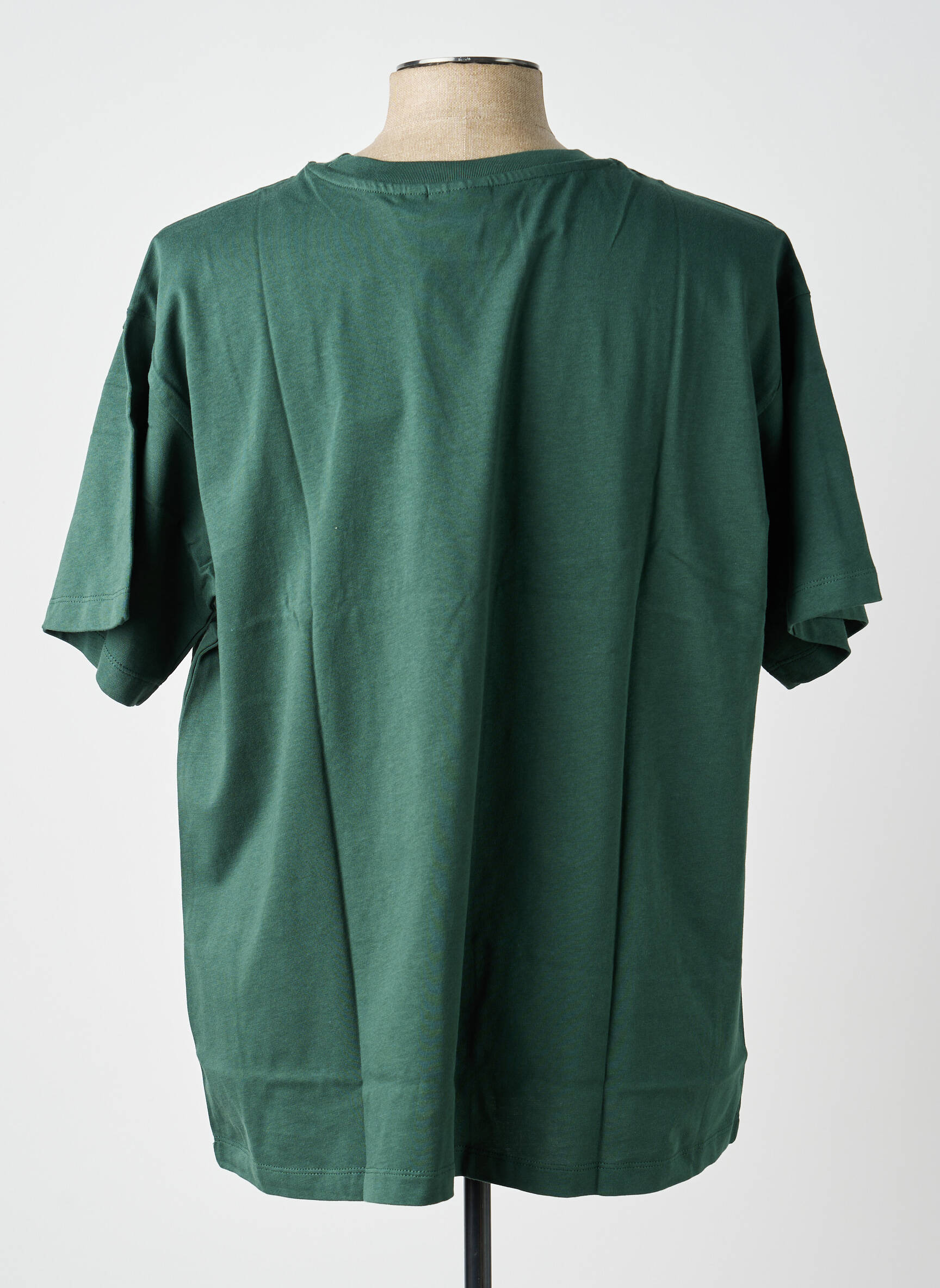 Tricou bio mâneci scurte verde THE UPSIDE bărbat