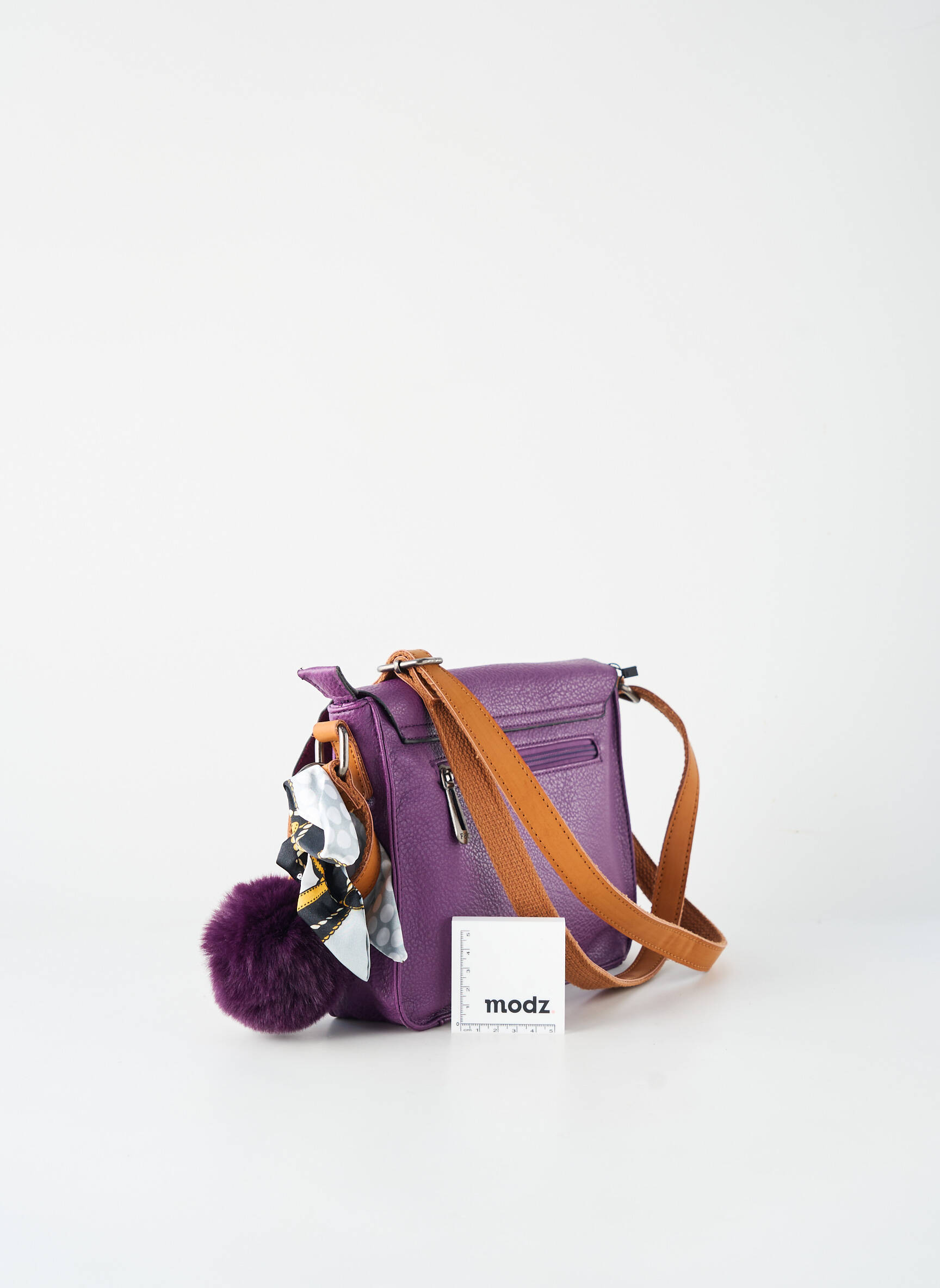 Geantă multibuzunare formă dreptunghiulară violet FLORA & CO femeie