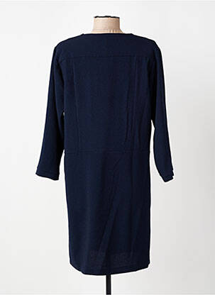 Rochie scurtă mâneci 3/4 mâneci 3/4 albastru PAKO LITTO femeie