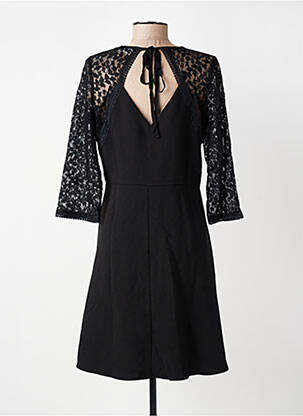 Rochie midi mâneci lungi mâneci lungi negru GRACE & MILA femeie