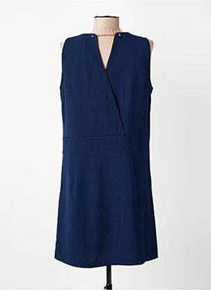 Rochie scurtă fără mâneci fără mâneci albastru PAKO LITTO femeie