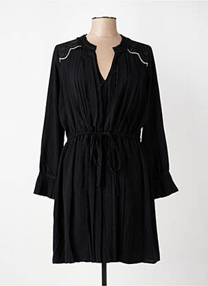 Rochie scurtă mâneci lungi mâneci lungi negru I.CODE (By IKKS) femeie